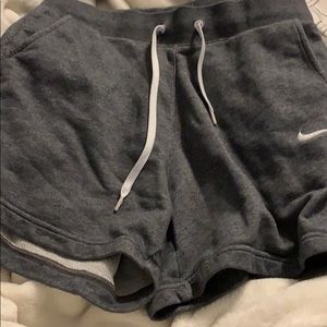 Nike grey shorts size medium